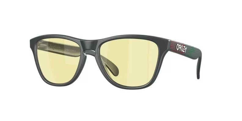 Oakley Kinder Sonnenbrille Frogskins XS - matte carbon, prizm gaming