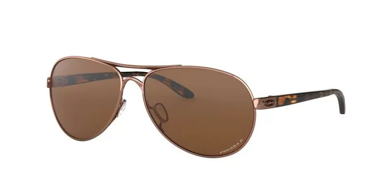 Oakley Sunglass Feedback - rose gold, prizm tungsten polarized