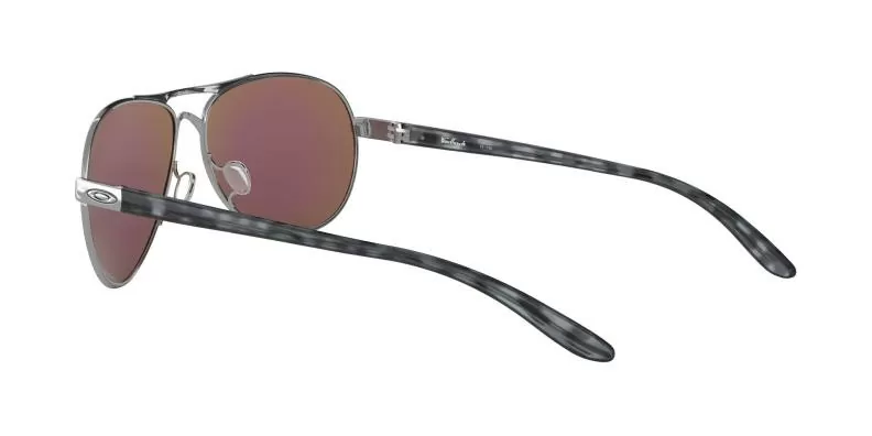 Oakley Sunglass Feedback - polished chrome, prizm sapphr irid polar