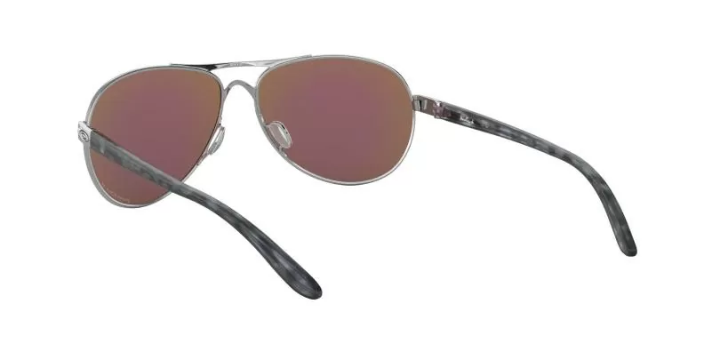 Oakley Sunglass Feedback - polished chrome, prizm sapphr irid polar