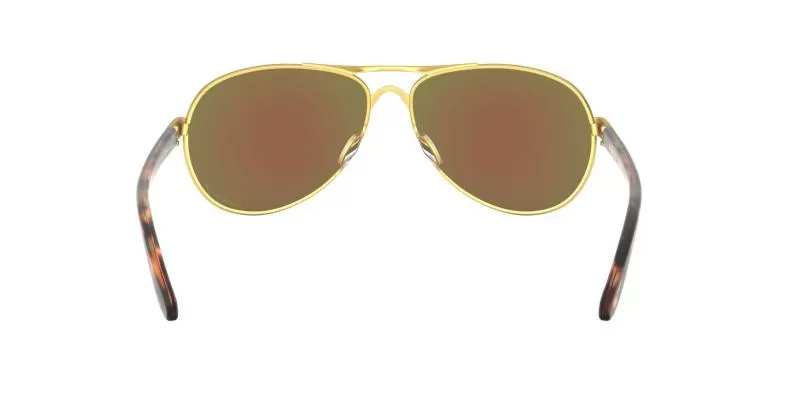 Oakley Sunglass Feedback - satin gold, prizm violet polarized