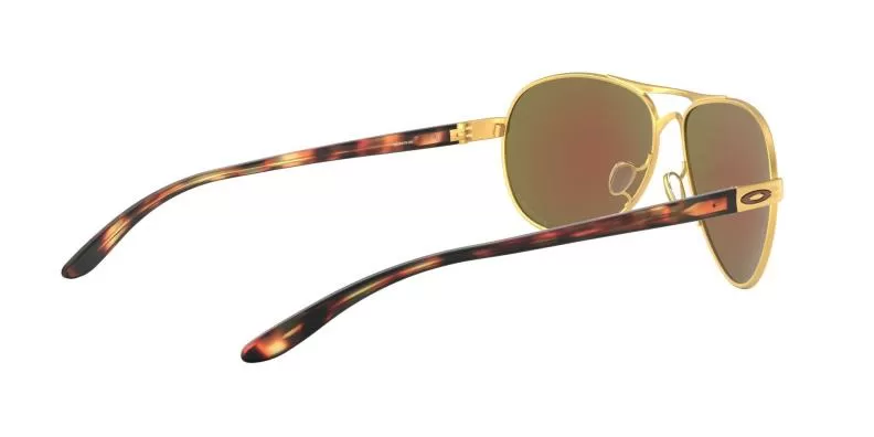 Oakley Sunglass Feedback - satin gold, prizm violet polarized