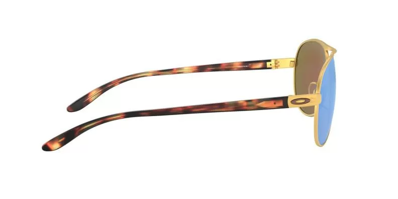 Oakley Sunglass Feedback - satin gold, prizm violet polarized
