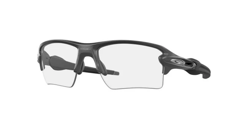 Oakley Sonnenbrille Flak 2.0 Xl - steel, clear 50% black irid photo