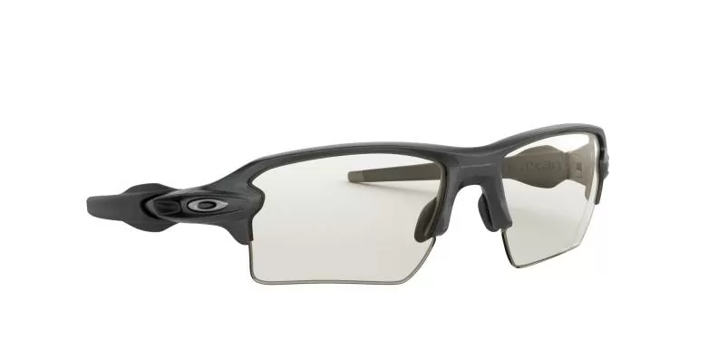 Oakley Sonnenbrille Flak 2.0 Xl - steel, clear 50% black irid photo
