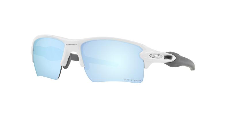 Preview: Oakley Sonnenbrille Flak 2.0 Xl - polished white, prizm deep h2o polarized