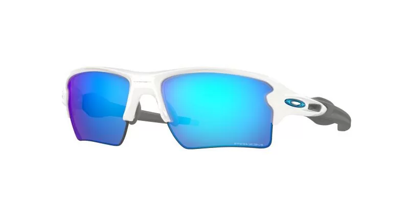 Oakley Sonnenbrille Flak 2.0 Xl - polished white, prizm sapphire