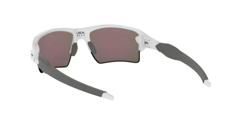 Oakley Sonnenbrille Flak 2.0 Xl - polished white, prizm sapphire