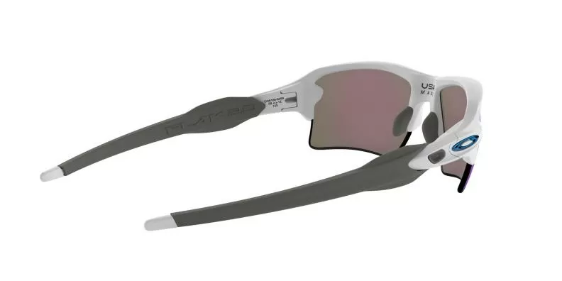 Oakley Sonnenbrille Flak 2.0 Xl - polished white, prizm sapphire