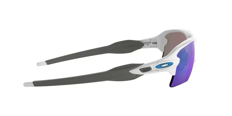 Oakley Sonnenbrille Flak 2.0 Xl - polished white, prizm sapphire