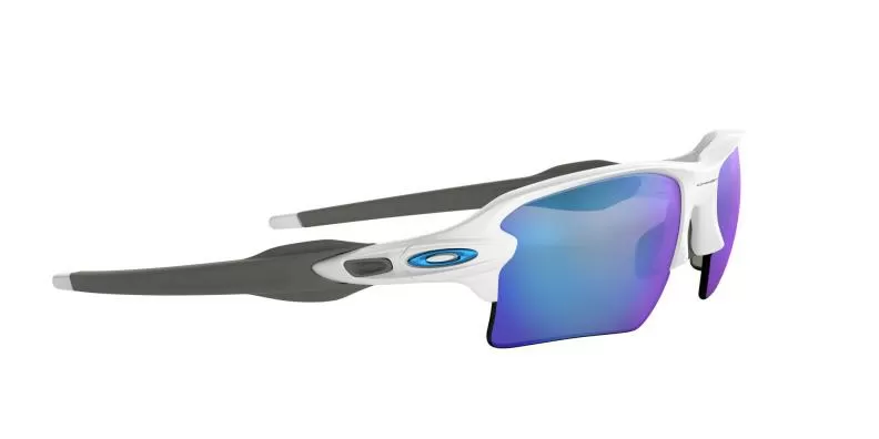 Oakley Sonnenbrille Flak 2.0 Xl - polished white, prizm sapphire