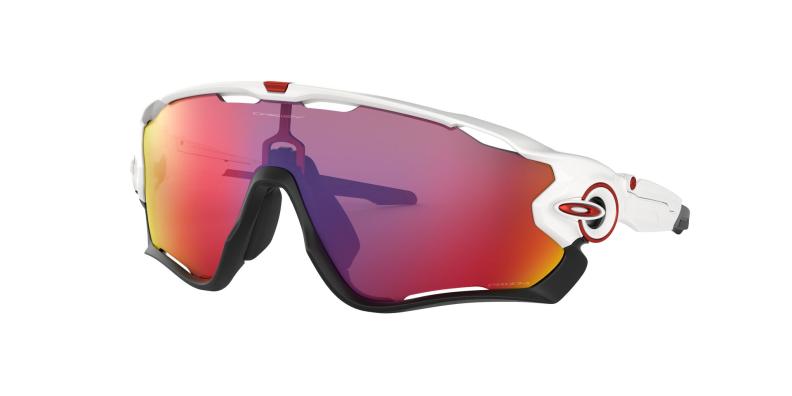 Preview: Oakley Sonnenbrille Jawbreaker - polished white, prizm road