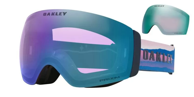 Oakley Flight Deck Pro M Mikaela Shiffrin - Light Blue, Prizm Sapphire Iridium 