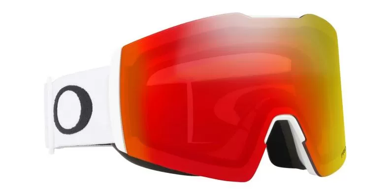 Oakley Fall Line L 00 - Matte White, Prizm Snow Torch Iridium