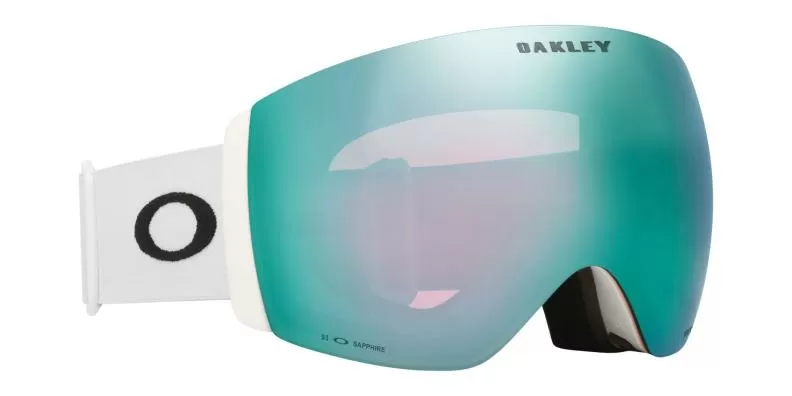 Oakley Flight Deck Pro L 00 - Matte White, Prizm Sapphire & Prizm Iced