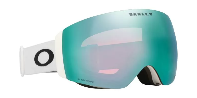 Oakley Flight Deck Pro M 00 - Matte White, Prizm Sapphire & Prizm Iced