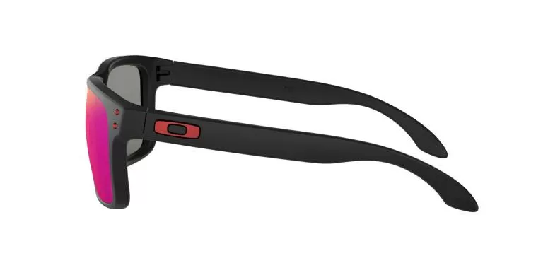Oakley Holbrook 55 - Matte Black, Positive Red Iridium