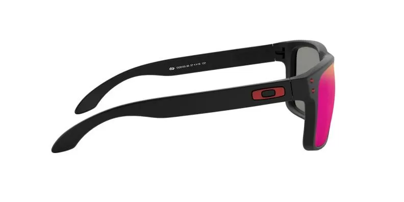 Oakley Holbrook 55 - Matte Black, Positive Red Iridium