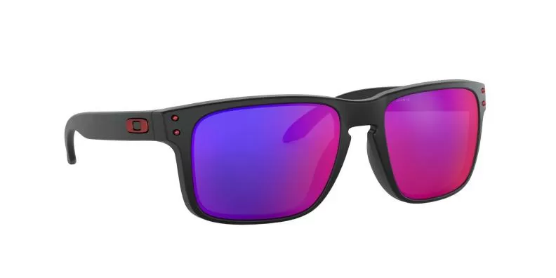 Oakley Holbrook 55 - Matte Black, Positive Red Iridium