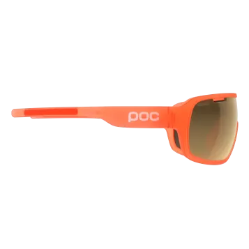 Poc Do Blade Sportbrille - Fluorescent Orange Translucent/Violet Gold Mirror Cat. 3
