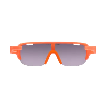Poc Do Half Blade Eyewear - Fluorescent Orange Translucent Violet Gold Mirror Cat. 3