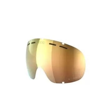 POC Replacement Glass for Fovea Mid/Fovea Mid Race Ski Goggles - Clarity Intense/Sunny Gold