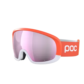 Poc Fovea mid Clarity Comp Skibrille - Fluorescent Orange/Hydrogen White/Clarity Comp Low Light
