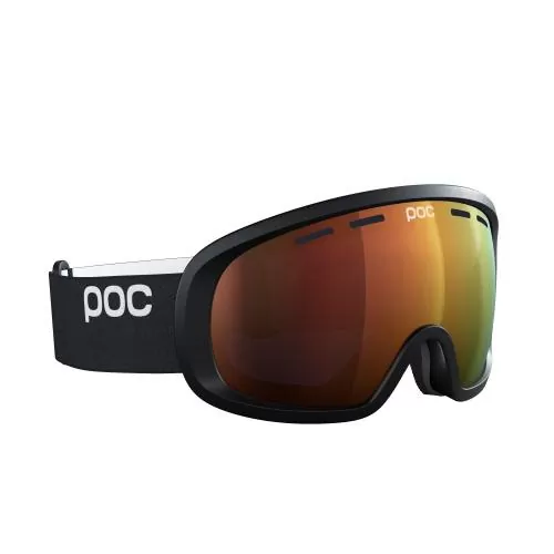 POC Fovea Mid Skibrille - Uranium Black/Partly Sunny Orange