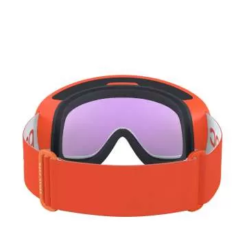 Poc Fovea Race Ski Goggles - Zink Orange/Hydrogen White/Partly Sunny Blau