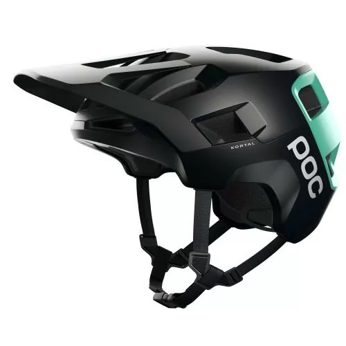 POC Kortal Velohelm - Uranium Black / Fluorite Green Matt