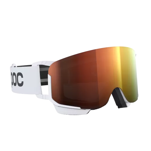 POC Nexal Mid Clarity Skibrille - Hydrogen White / Spektris Orange S2