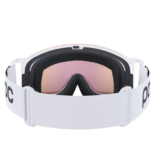POC Nexal Mid Clarity Skibrille - Hydrogen White / Spektris Orange S2