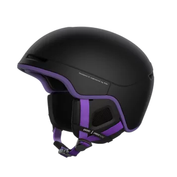 POC Obex Pure Ski Helmet - Uranium Black/Sapphire Purple Matt