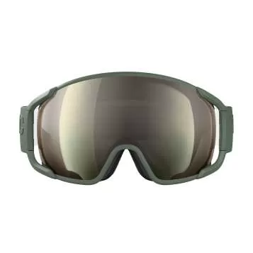 POC Skibrille Zonula Clarity - Epidote Green, Partly Sunny Ivory