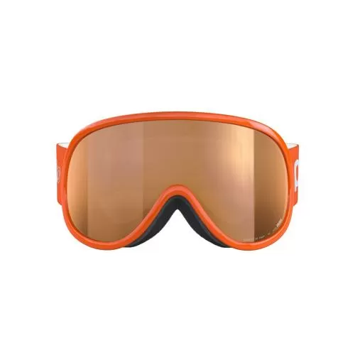 POCito Retina Kids Ski Goggles - Fluorescent Orange/Partly Sunny Light Orange