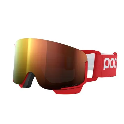 POC Nexal Mid Skibrille - Prismane Red/Partly Sunny Orange