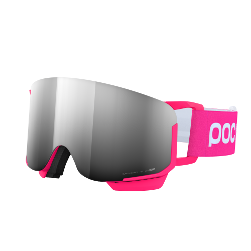 Preview: POC POCito Nexal Skibrille - Fluorescent Pink/Partly Sunny Silver