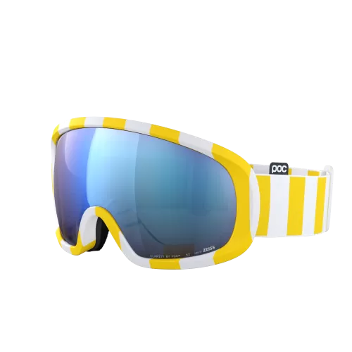 POC Fovea Mid Skibrille - Jaune/Blanc/Partly Sunny Blue