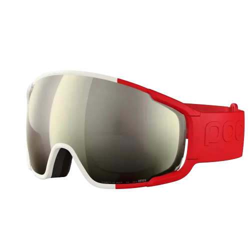 POC Zonula Skibrille - Rouge/Blanc/Partly Sunny Ivory
