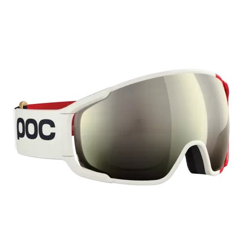 POC Zonula Ski Goggles - Rouge/Blanc/Partly Sunny Ivory