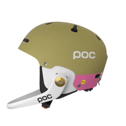 POC Artic SL MIPS Ski Helmet - Olivine Green Matt/Thulite Pink Matt
