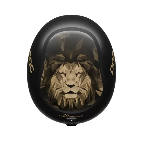 POC Skull Dura Jr Marco Odermatt Ed. Skihelm - Uranium Black/Podium Gold