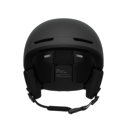 Preview: POC Obex Contour Communication Skihelm - Sylvanite Grey Matt/Uranium Black Matt