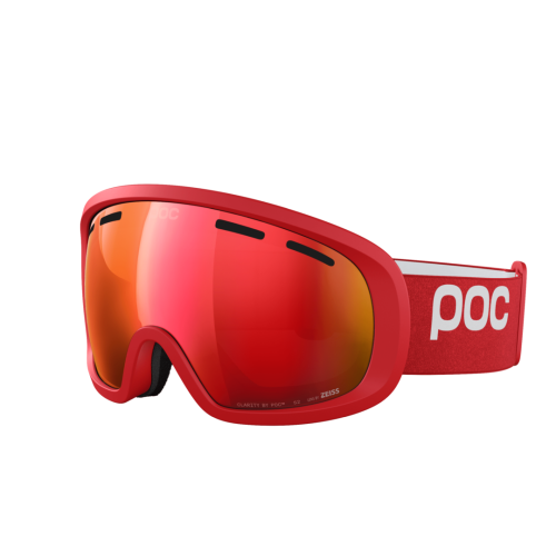 Preview: POC Fovea Mid Skibrille - Prismane Red/Partly Sunny Red