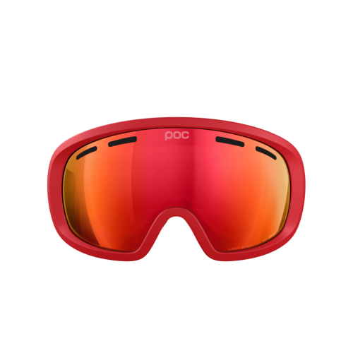 Preview: POC Fovea Mid Skibrille - Prismane Red/Partly Sunny Red