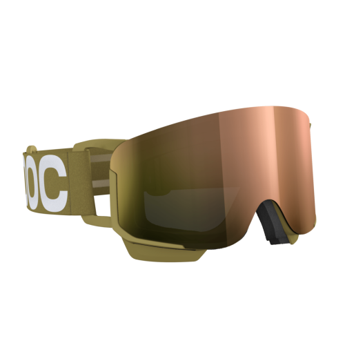 Preview: POC Nexal Mid Skibrille - Olivine Green/Partly Sunny Rose Gold