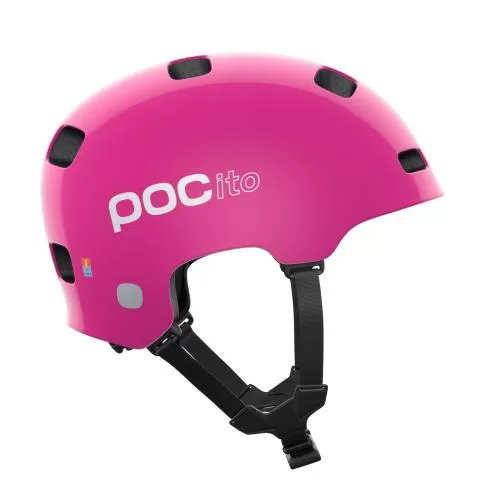 POC POCito Crane MIPS Kinder Velohelm - Fluorescent Pink