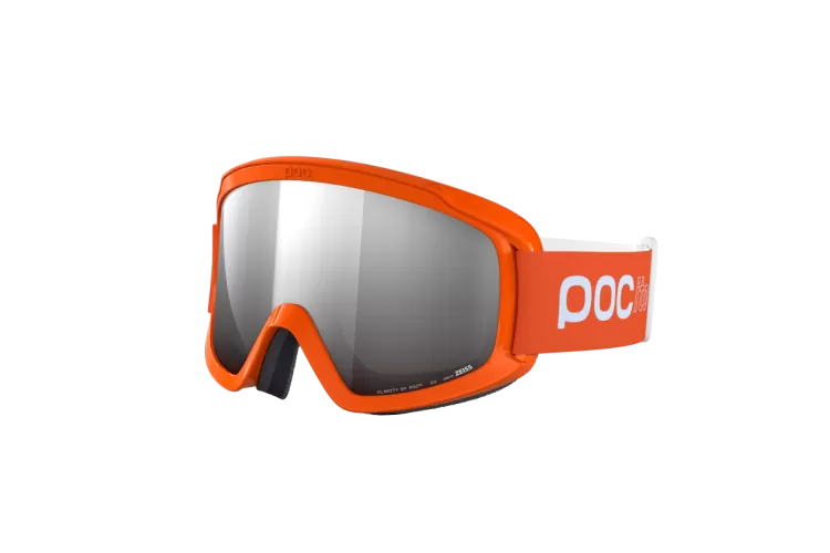 POCito Opsin Kinder Skibrille - Fluorescent Orange/Partly Sunny Silver