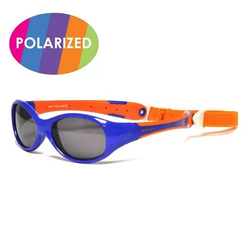 Real Shades Sonnenbrille Explorer für Kleinkinder - Blau Orange