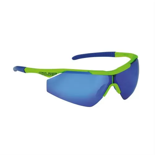 Salice Sport Glasses 004RW - flo green / RW blue